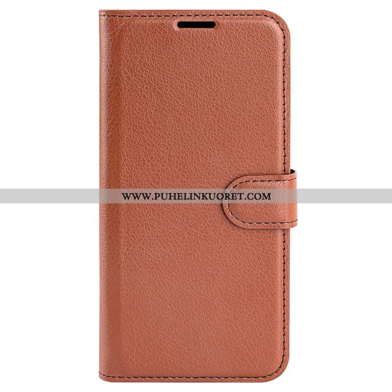 Kotelot Oppo A98 5g Puhelinkuoret Classic Litchi Faux Leather