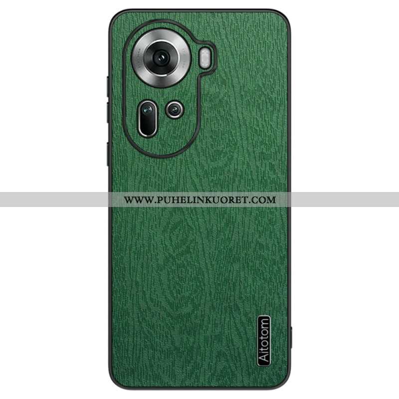 Kuori Oppo Reno 11 5g Puutehostekeinonahka