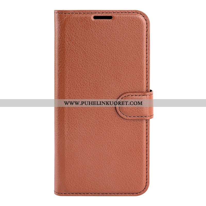 Kotelot Oppo Reno 11 5g Classic Litchi Faux Leather