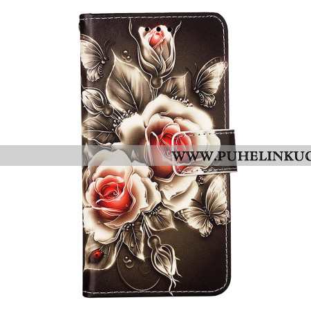 Kotelot Oppo Reno 11 5g Puhelinkuoret Strap Roses