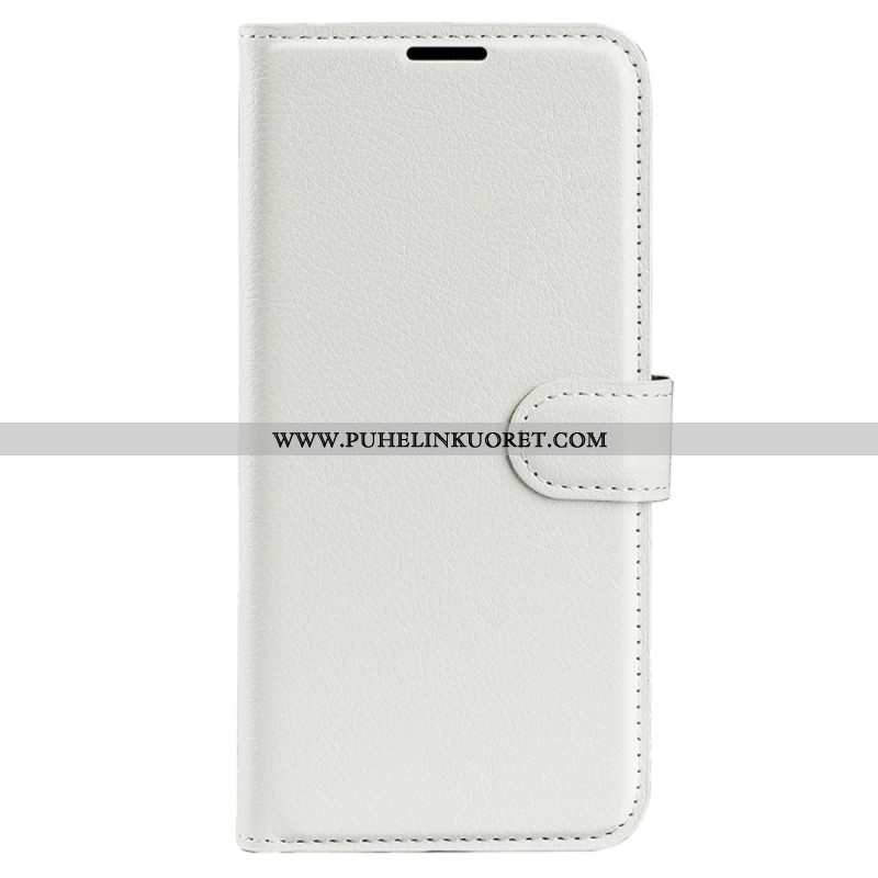 Kuoret Oppo Reno 12f 5g Classic Litchi Faux Leather