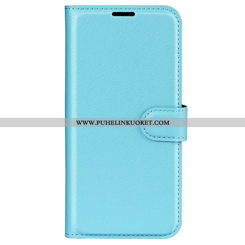 Kuoret Oppo Reno 12f 5g Classic Litchi Faux Leather