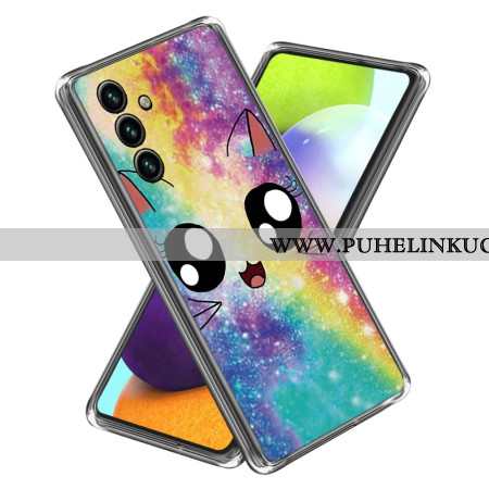 Kuori Samsung Galaxy A15 5g Rainbow Cat