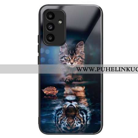 Kuori Samsung Galaxy A15 5g Cat And Tiger Tempered Glass Suojakuori