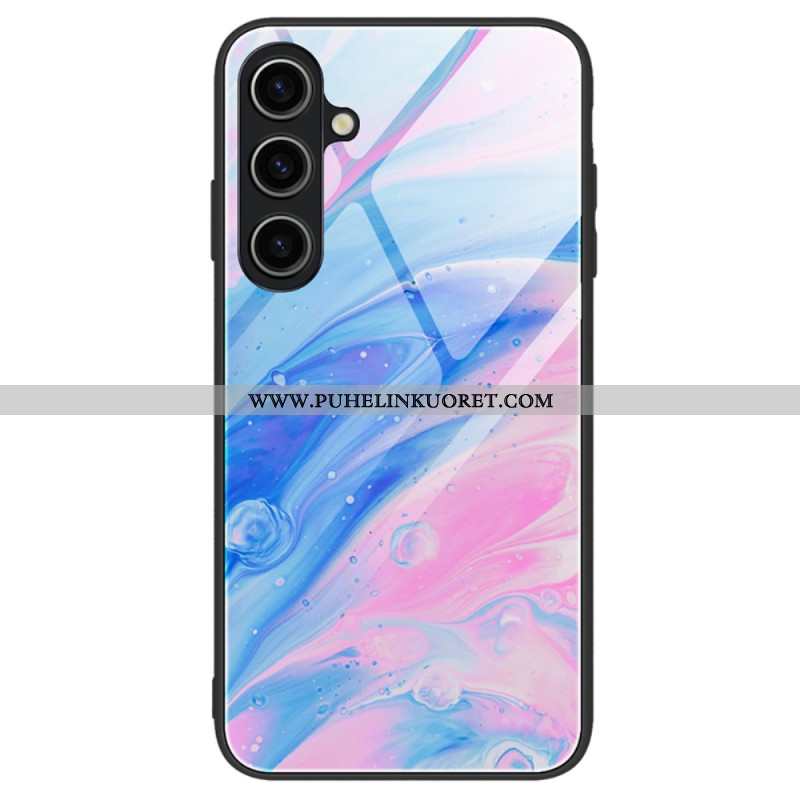 Case Samsung Galaxy A15 Puhelinkuoret Marmorityyppinen Karkaistu Lasi