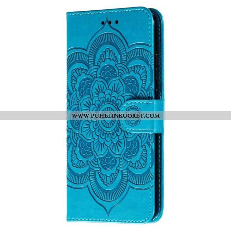 Nahkakotelo Samsung Galaxy A16 5g Mandala-hihnakuvio