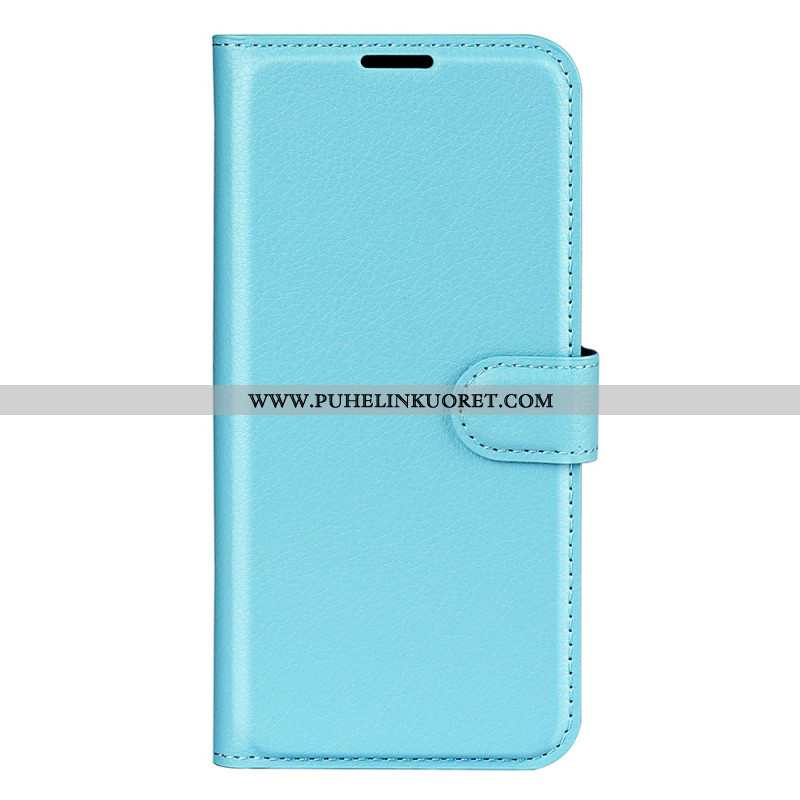 Nahkakotelo Samsung Galaxy A55 5g Classic Litchi Faux Leather