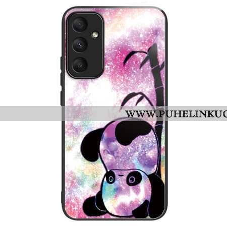 Kuori Samsung Galaxy A55 5g Söpö Panda Karkaistu Lasi