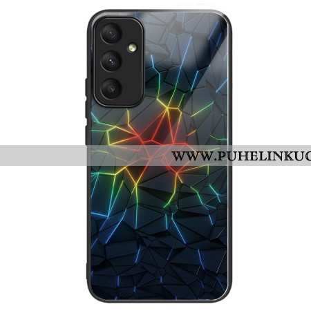 Kuori Samsung Galaxy A55 5g Karkaistu Lasi Geometrinen Kuvio Suojakuori