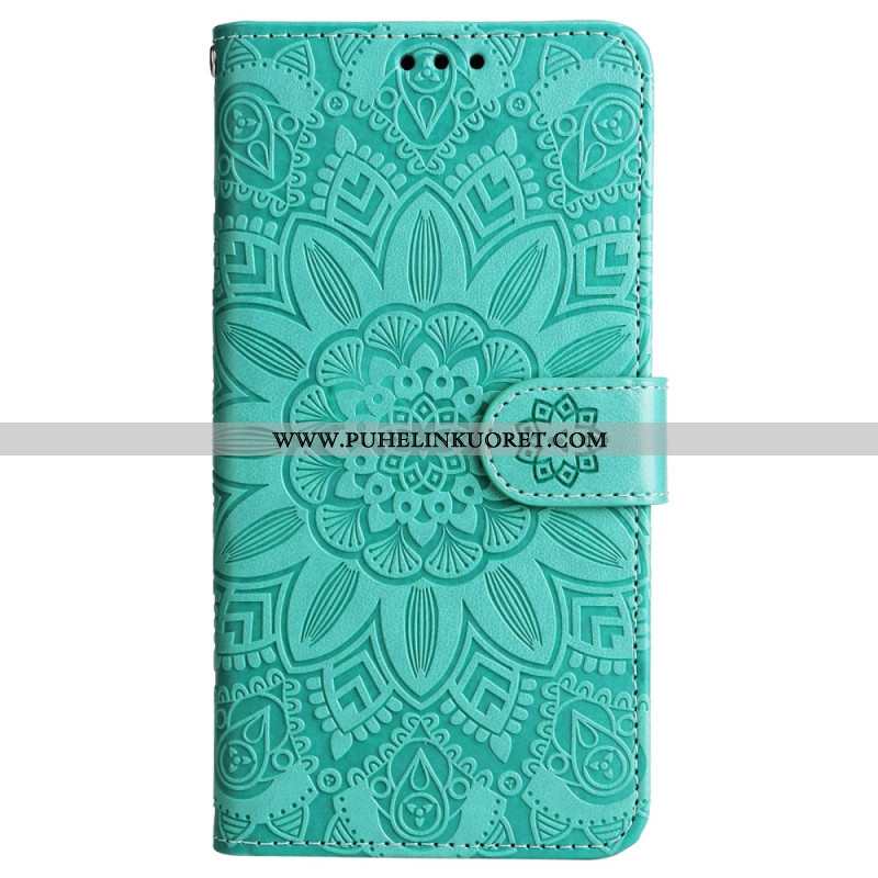 Kotelot Samsung Galaxy M55 5g Mandala Kaulanauhalla Suojakuori