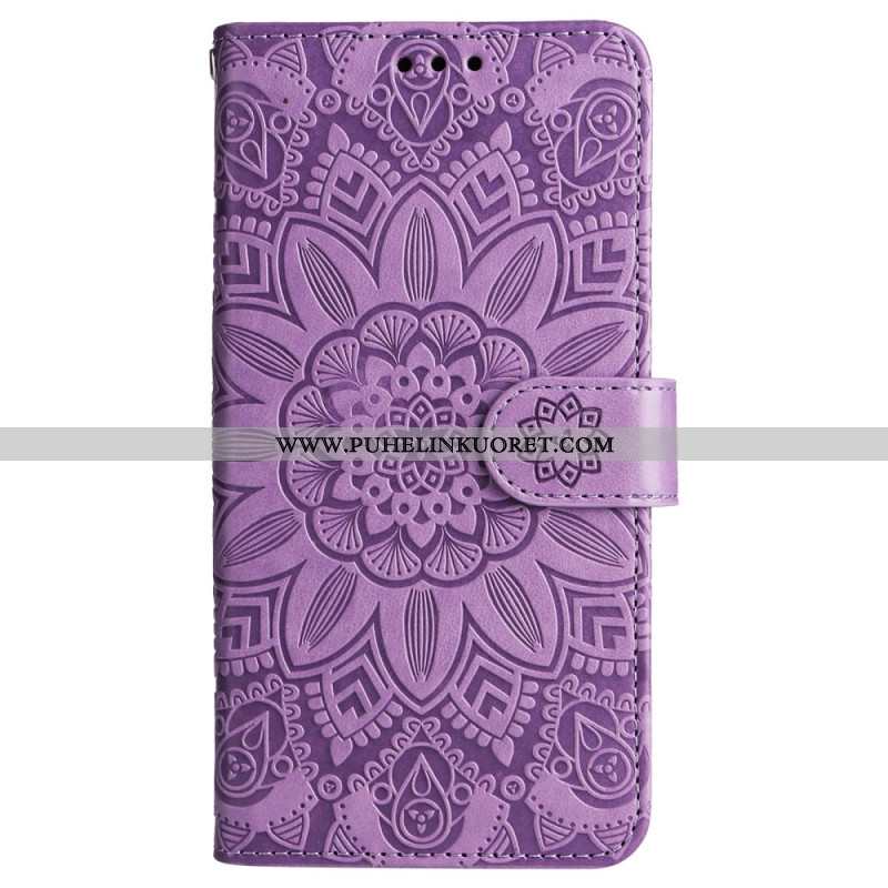 Kotelot Samsung Galaxy M55 5g Mandala Kaulanauhalla Suojakuori