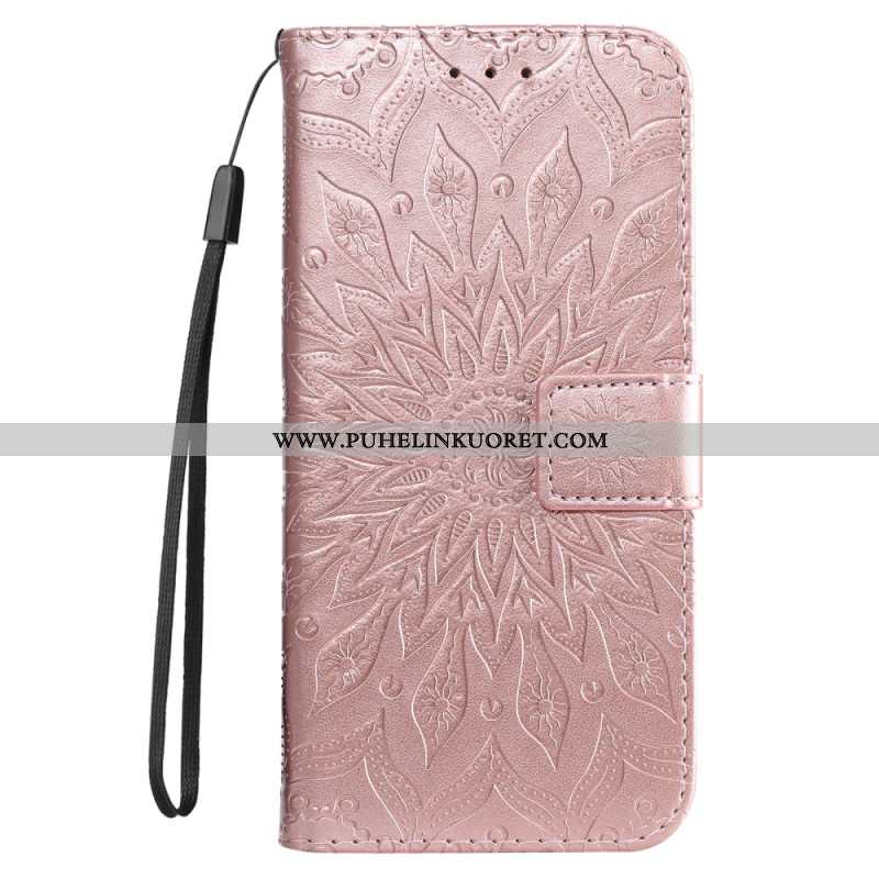 Kotelot Samsung Galaxy S24 5g Puhelinkuoret Upea Mandala Hihnalla