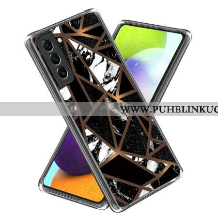 Case Samsung Galaxy S24 5g Puhelinkuoret Abstrakti Marmorikuvio Musta Geometria