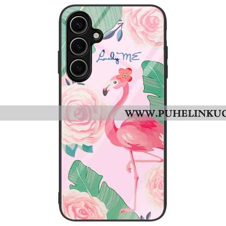 Kuori Samsung Galaxy S24 Fe Flamingo Karkaistu Lasi