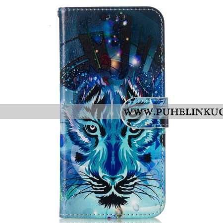 Kotelot Samsung Galaxy S24 Fe Wolf Print Strap