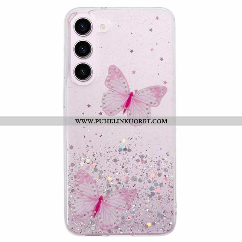 Kuori Samsung Galaxy S24 Plus 5g Perhoset Glitter