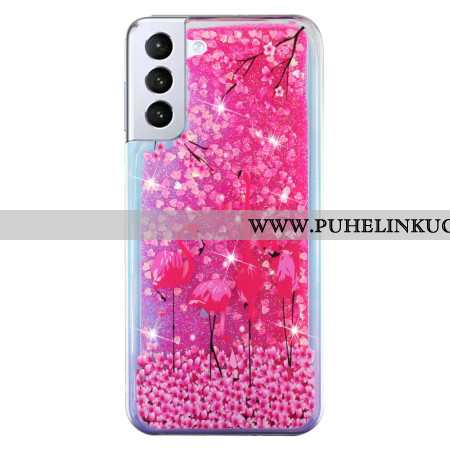 Case Samsung Galaxy S24 Plus 5g Puhelinkuoret Bird Liquid Glitter