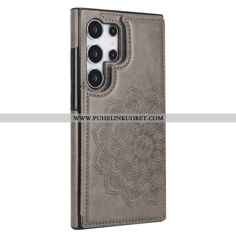 Case Samsung Galaxy S24 Ultra 5g Puhelinkuoret Mandala-kukkakuvio Ja Tuki