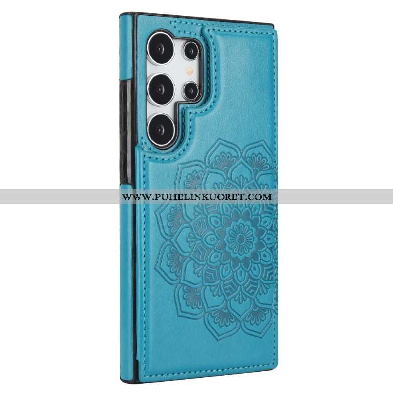 Case Samsung Galaxy S24 Ultra 5g Puhelinkuoret Mandala-kukkakuvio Ja Tuki