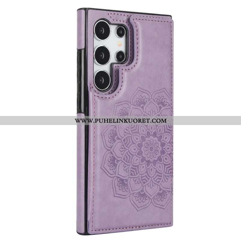 Case Samsung Galaxy S24 Ultra 5g Puhelinkuoret Mandala-kukkakuvio Ja Tuki