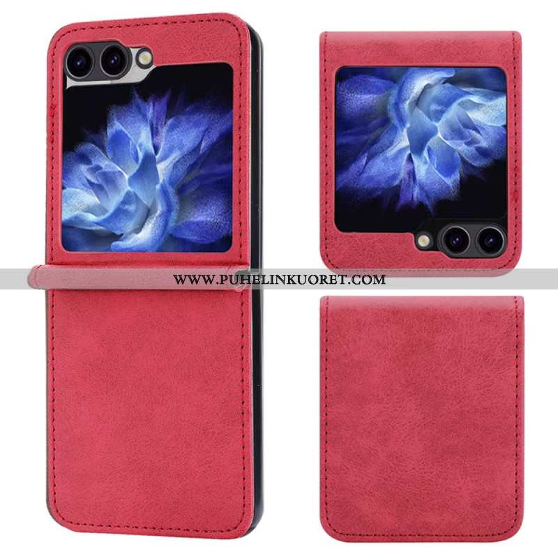 Case Samsung Galaxy Z Flip 6 Puhelinkuoret Keinonahkaa