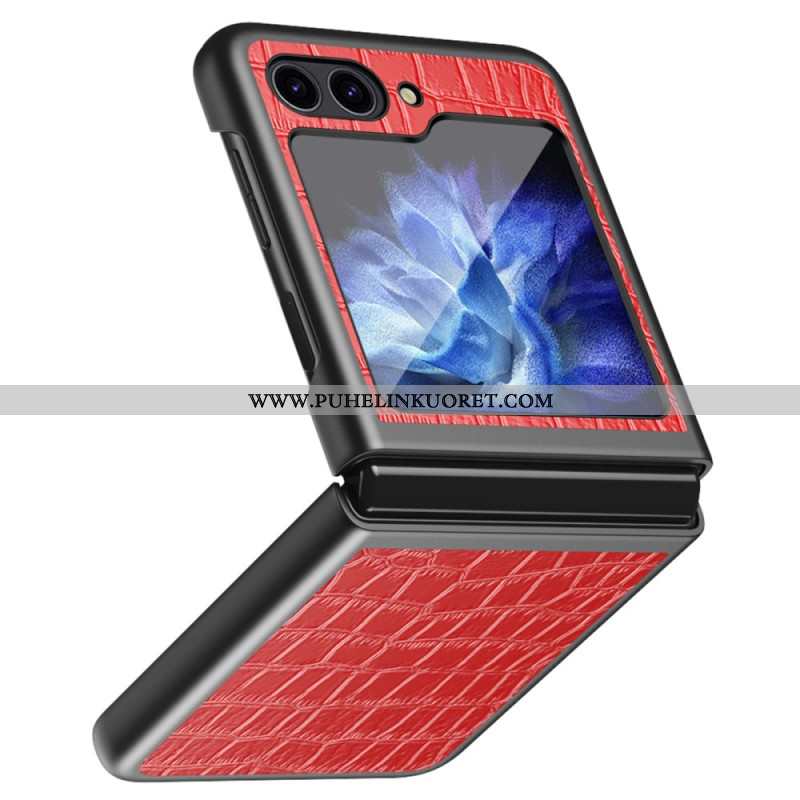 Case Samsung Galaxy Z Flip 6 Puhelinkuoret Krokotiilin Rakenne