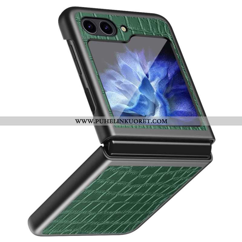 Case Samsung Galaxy Z Flip 6 Puhelinkuoret Krokotiilin Rakenne