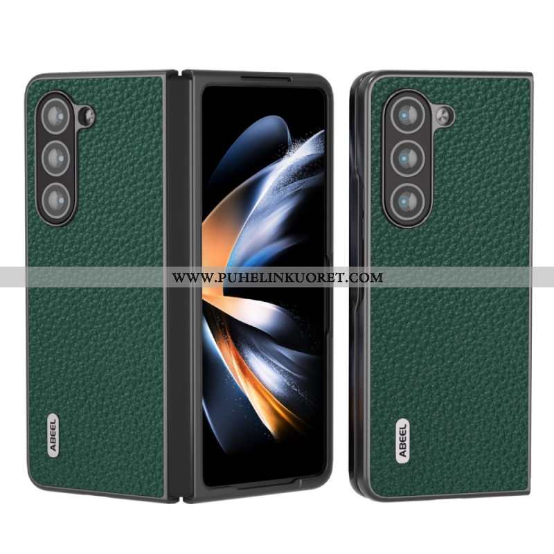 Kuori Samsung Galaxy Z Fold 5 Klassinen Nahka Abeel