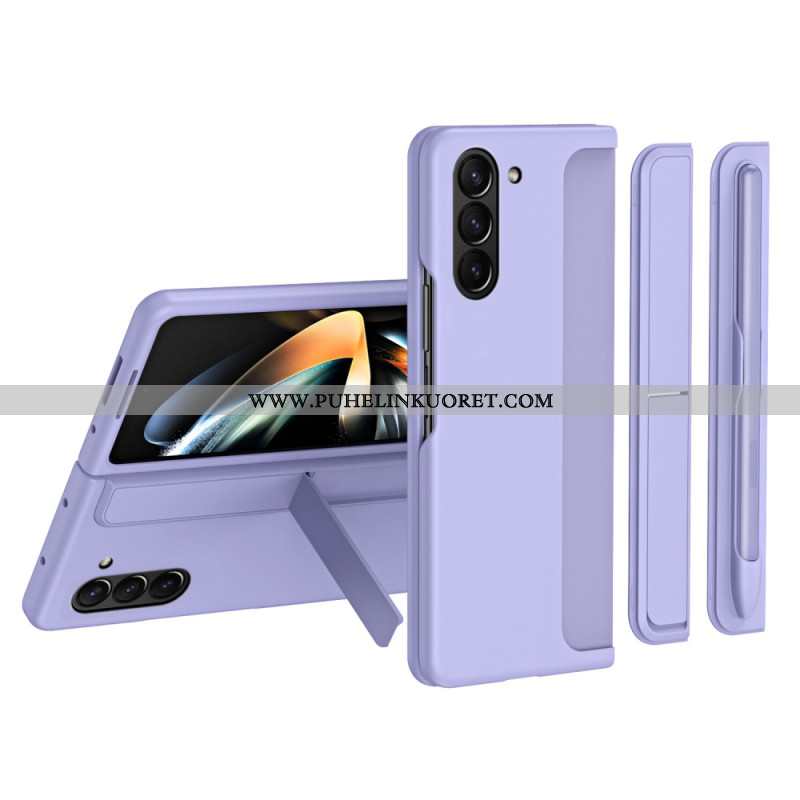 Kuori Samsung Galaxy Z Fold 5 Jalustalla Ja Kynän Pidikkeellä