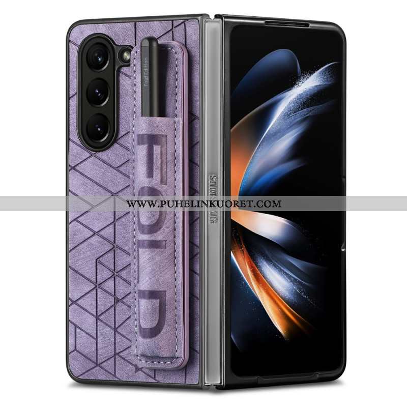 Kuori Samsung Galaxy Z Fold 5 Kynän Pidike Hihnalla