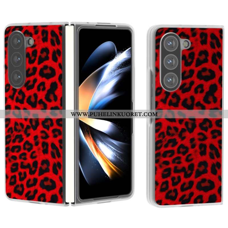 Kuori Samsung Galaxy Z Fold 6 Leopardityyli