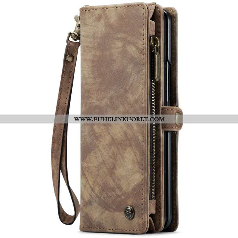 Kotelot Samsung Galaxy Z Fold 6 Puhelinkuoret Caseme Suede Effect -lompakko