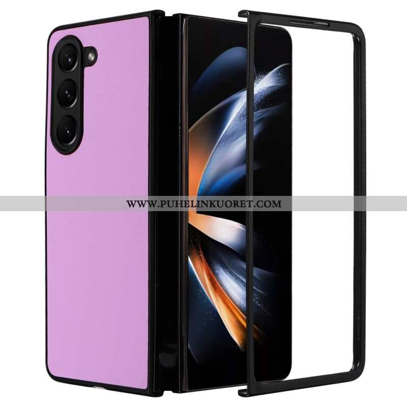 Kuori Samsung Galaxy Z Fold 6 Nahkaefekti