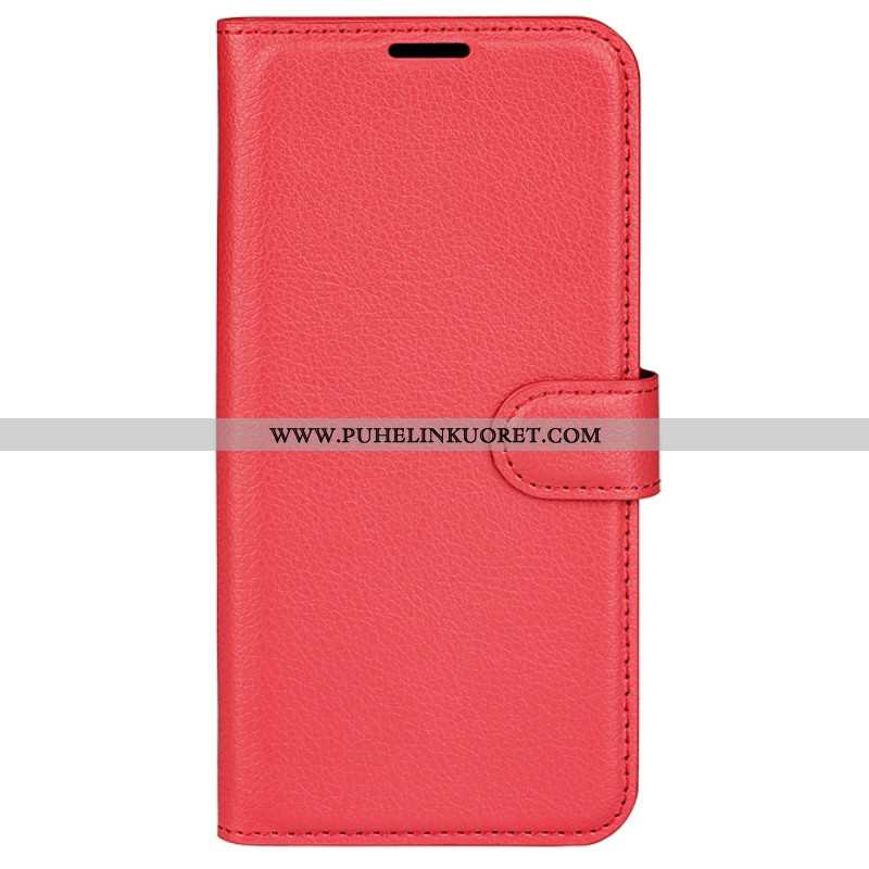 Kuoret Sony Xperia 1 Vi Classic Litchi Faux Leather