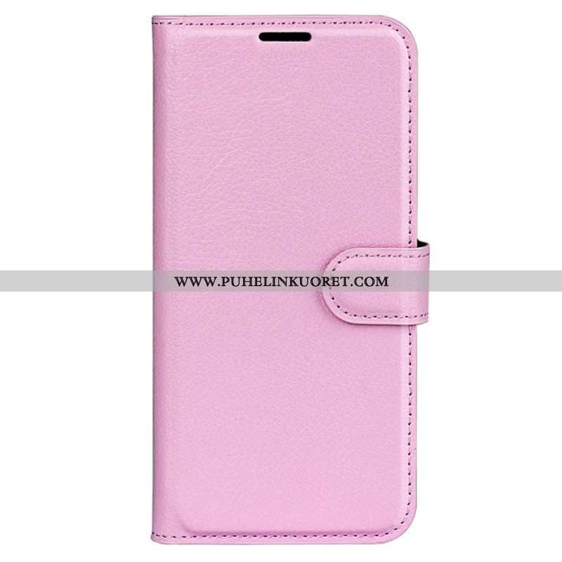 Kuoret Sony Xperia 1 Vi Classic Litchi Faux Leather