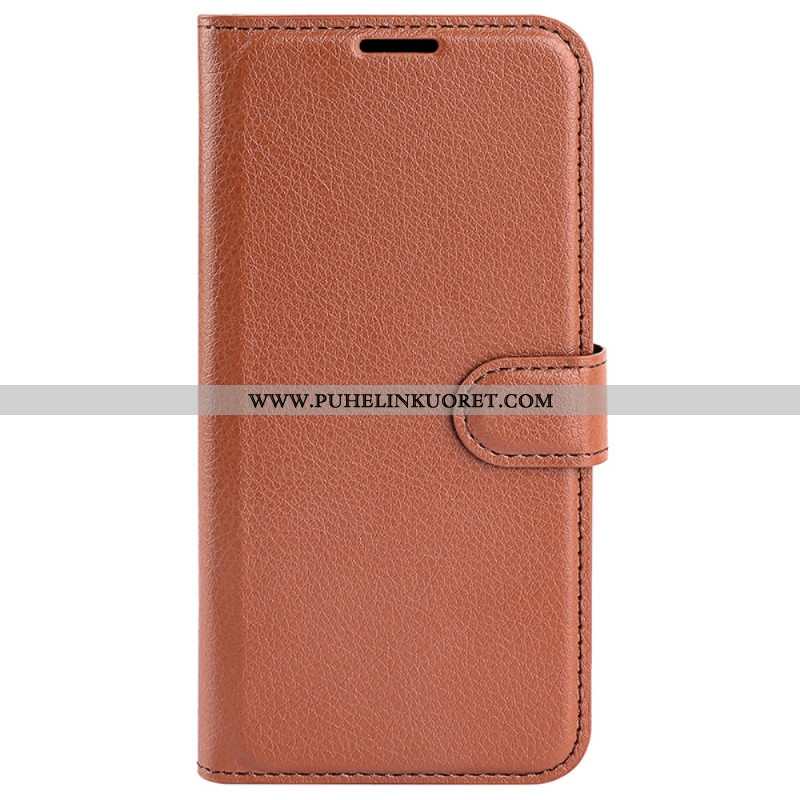 Kuoret Sony Xperia 1 Vi Classic Litchi Faux Leather