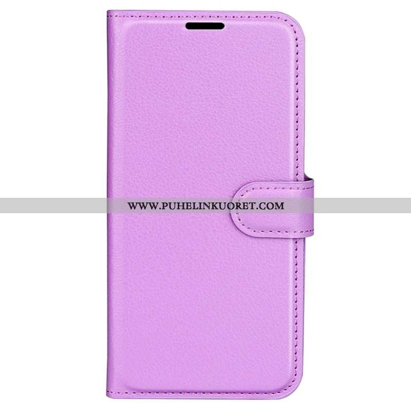 Kotelot Xiaomi 14 Pro Classic Litchi Faux Leather