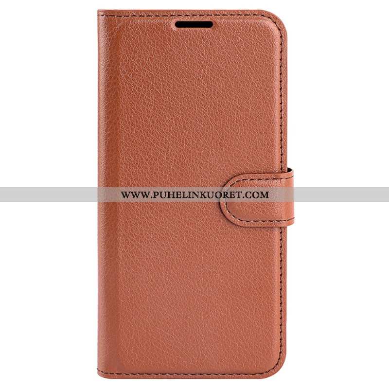 Kotelot Xiaomi 14 Pro Classic Litchi Faux Leather