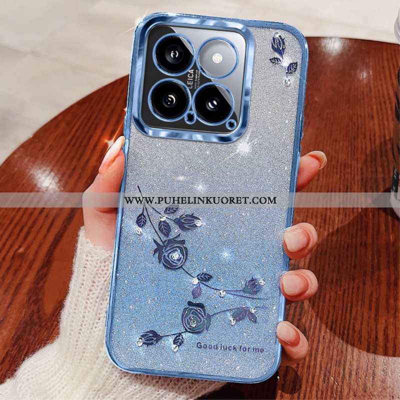 Kuori Xiaomi 14 Kadem Glitter Pattern Suojakuori