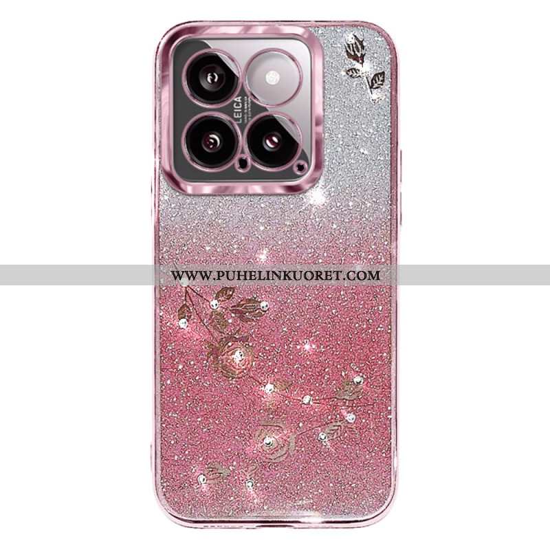 Kuori Xiaomi 14 Kadem Glitter Pattern Suojakuori