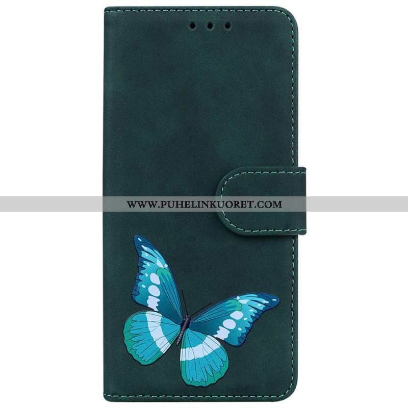 Kotelot Xiaomi 14t Puhelinkuoret Butterfly Suede Effect