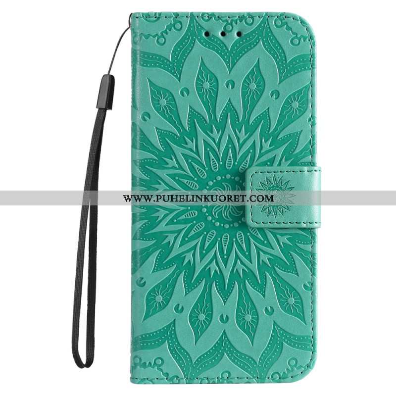 Nahkakotelo Xiaomi Redmi Note 13 4g Mandala Hihnalla