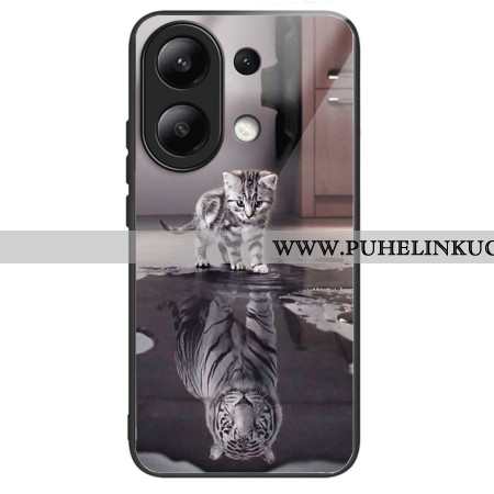 Kuori Xiaomi Redmi Note 13 4g Cat And Tiger Tempered Glass