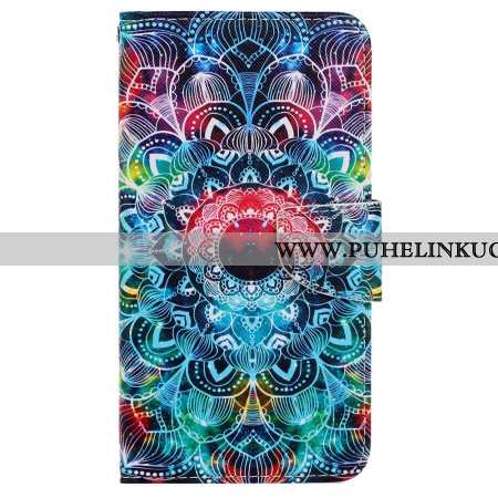 Kotelot Xiaomi Redmi Note 13 4g Mandala-hihnakuvio