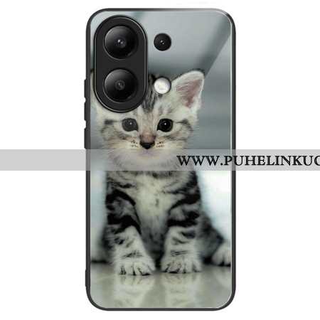 Kuori Xiaomi Redmi Note 13 4g Tempered Glass Kitten Suojakuori