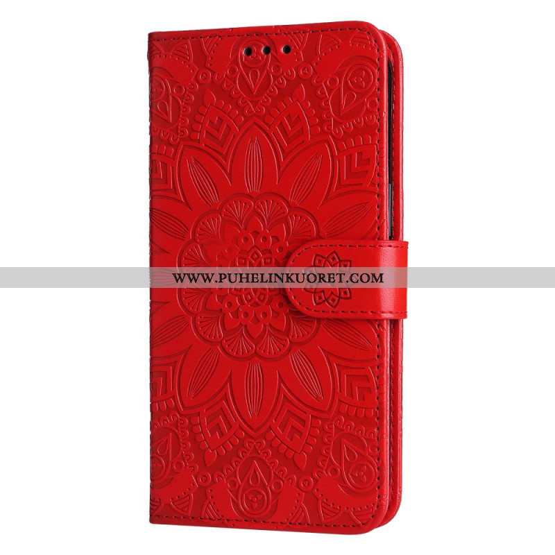 Kotelot Xiaomi Redmi Note 13 5g Auringonkukkakuvio Hihnalla