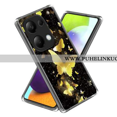 Puhelinkuoret Xiaomi Redmi Note 13 Pro 4g Kultaisia Perhosia