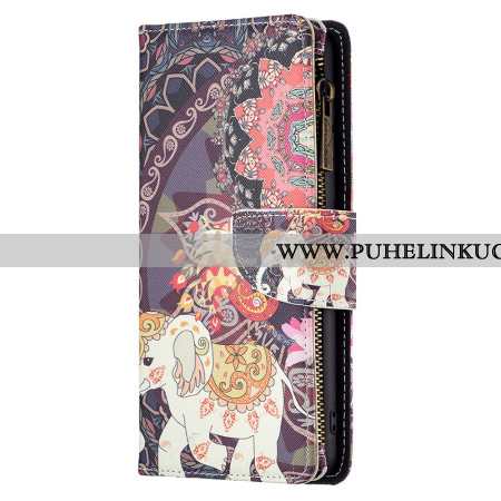 Kotelot Xiaomi Redmi Note 13 Pro 4g Tribal Elephant -lompakko Hihnalla