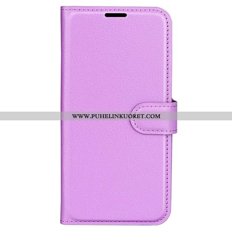 Kotelot Xiaomi Redmi Note 13 Pro 4g Puhelinkuoret Classic Litchi Faux Leather