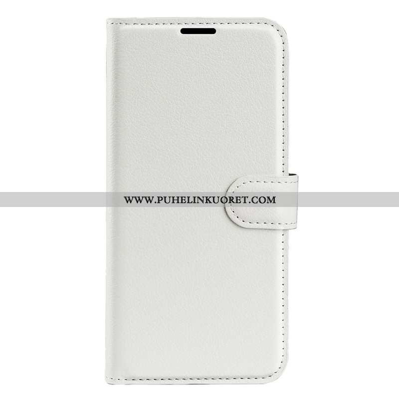 Kotelot Xiaomi Redmi Note 13 Pro 5g Classic Litchi Faux Leather Suojakuori